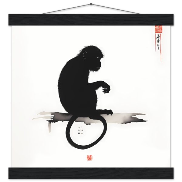 An Enigmatic Zen Monkey Print 5