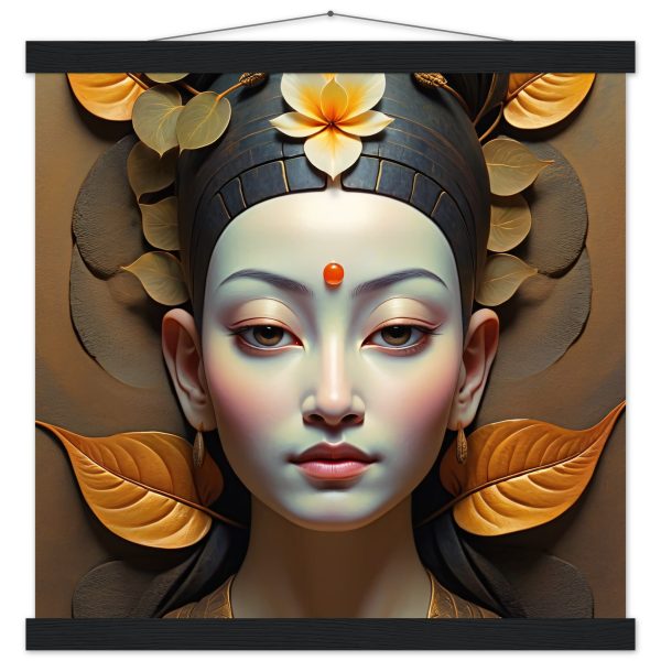 Golden Lotus Crowned Goddess: A Regal Statement 2