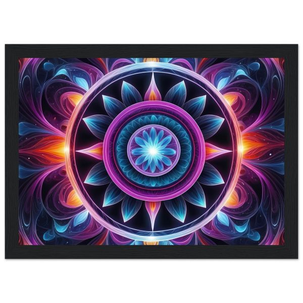 Zen Symphony: Elevate Serenity with our Mandala Framed Poster 4