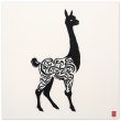 Captivating Art for Your Space: The Intricate Llama 17