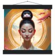 Woman Buddhist Meditating Canvas: A Visual Journey to Enlightenment 52
