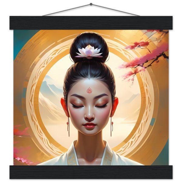 Woman Buddhist Meditating Canvas: A Visual Journey to Enlightenment 21