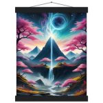 Cosmic Harmony: A Zen Vortex Premium Poster with Hanger 6