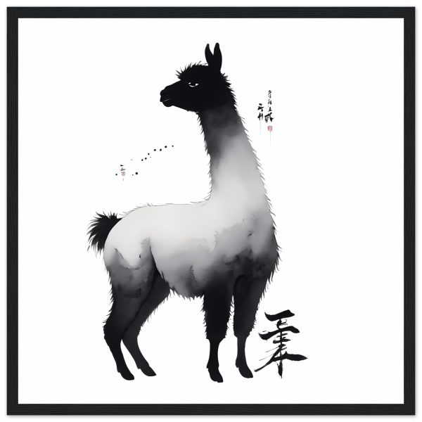 Unveiling Whimsical Elegance: The Llama in Japanese Artistry 2