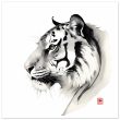 The Tranquil Majesty of the Zen Tiger Print 19