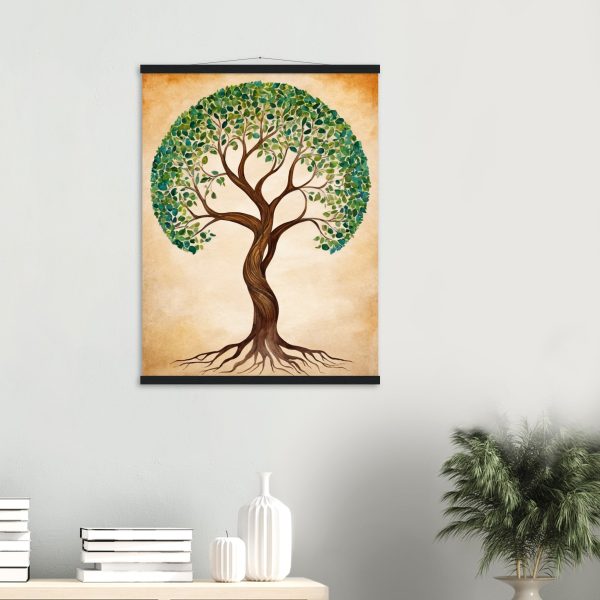 Green Essence: A Watercolour Tree of Life 4