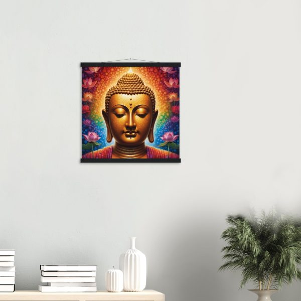Zen Elegance: Golden Buddha, Tranquil Lotus, Harmony 14
