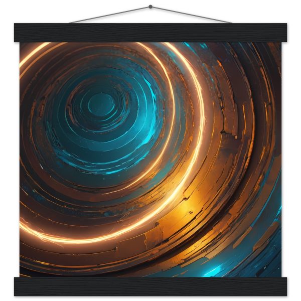 Harmony Illuminated: Poster Art with Magnetic Hanger 3