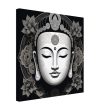 Zen Harmony: Buddha Mask Canvas Elegance 14