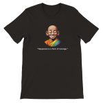 Embrace Courage and Find Happiness | Premium Unisex T-shirt 7