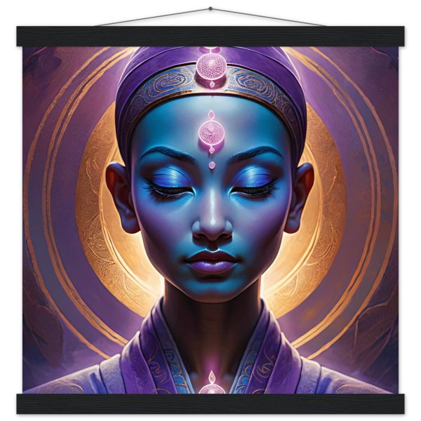 Aurora Mystica: Poster Art with Magnetic Hanger