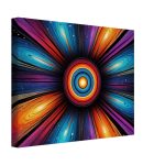 Cosmic Harmony: Zen Mandala Unveiled in Vibrant Canvas Print 6