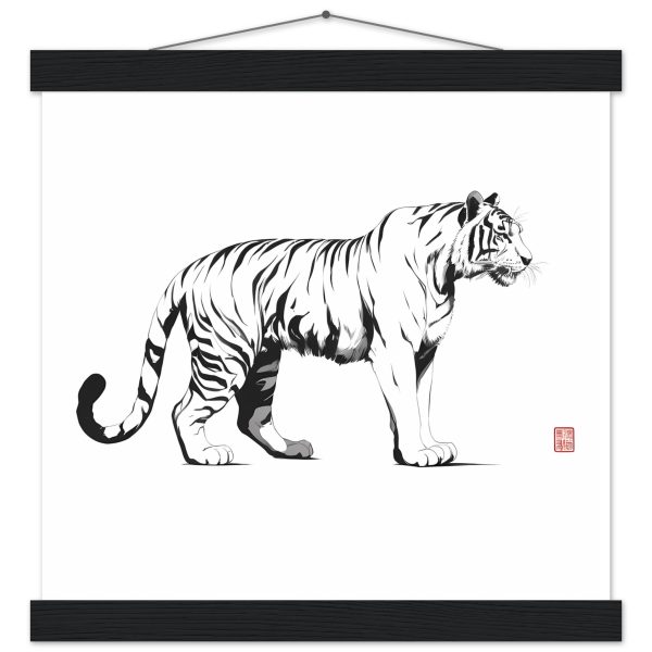 A Captivating Tiger Print Canvas 2