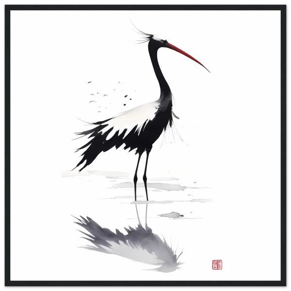 The Graceful Crane in Traditional Japanese Splendor 8