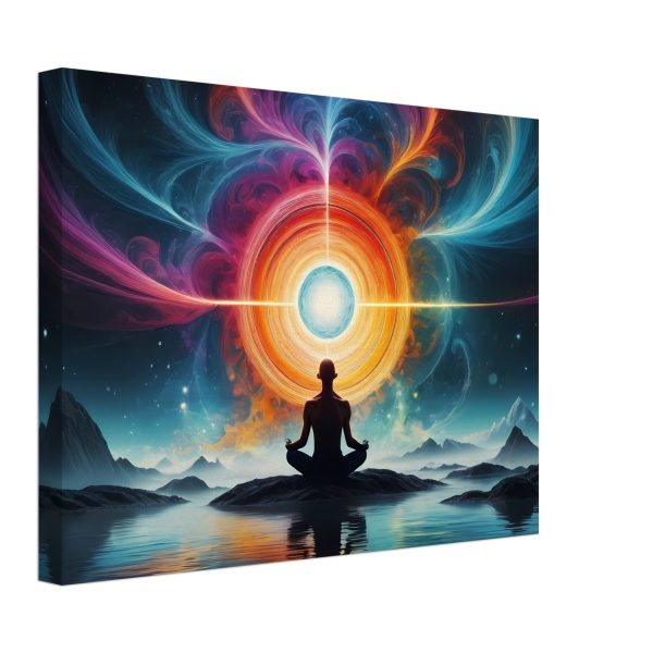 Harmony Unveiled: Zen-Inspired Abstract Canvas Print 3