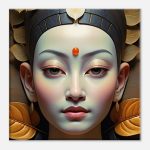 Lotus Crowned Goddess: A Golden Elegance 8