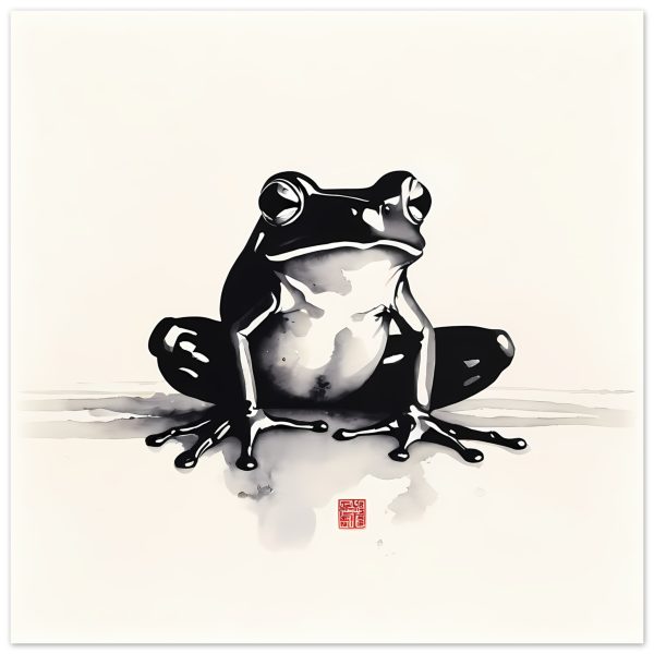 The Enchanting Zen Frog Print for Your Tranquil Haven 10
