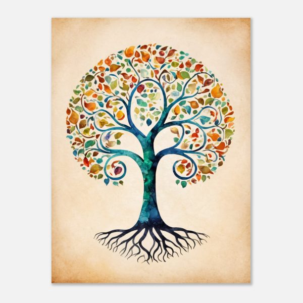 Mosaic of Life: A Watercolour Tree of Life 10