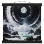 Moonlit Zen Masterpiece – Premium Matte Poster with Hanger 8