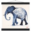 The Enigmatic Blue Zen Elephant Print 29