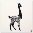 Captivating Art for Your Space: The Intricate Llama 13
