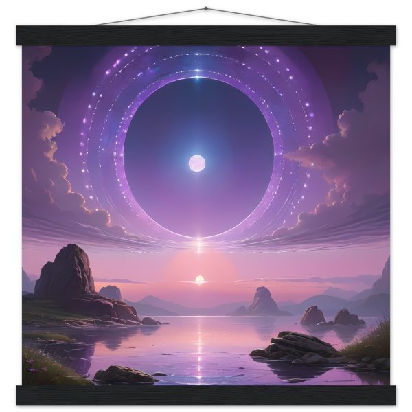 Mystic Sunrise Portal: Zen Matte Poster with Hanger 2
