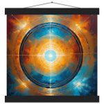 Serenity’s Embrace: Zen Abstract Poster with Hanger 6