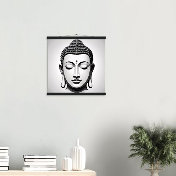 Zen Elegance: Buddha Head Wall Art Unveiled 18