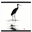 Unveiling Nature’s Grace: A Majestic Heron in Monochrome 22