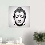 Zen Elegance: Buddha Head Wall Art Unveiled