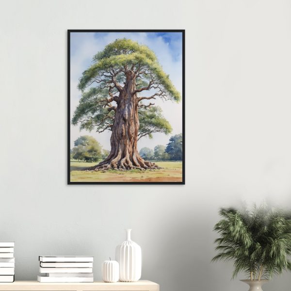 A Splendid Tree in Watercolor Wall Art 14