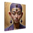 Mystique Unveiled: The Enigmatic Elegance of the Purple Portrait 30