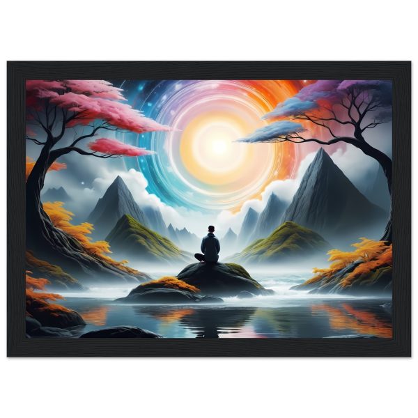 Zen Oasis: Elevate Your Space with a Tranquil Meditation Framed Poster 3