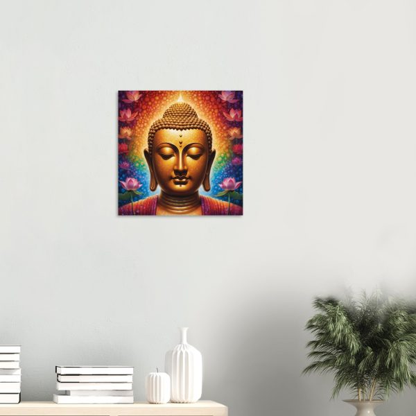 Zen Elegance: Golden Buddha, Tranquil Lotus, Harmony 8