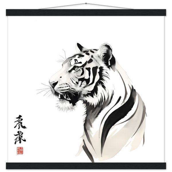 Unveiling the Harmonious Aura of the Zen Tiger Wall Art 9