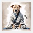 Elevate Your Space with Zen Dog Wall Art 27