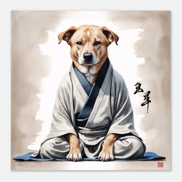Elevate Your Space with Zen Dog Wall Art 5