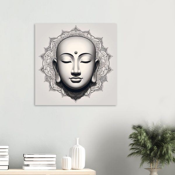 Mandala Harmony: Zen Buddha Canvas Elegance 16