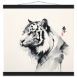 The Fusion of Tradition in the Zen Tiger Canvas 30