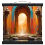 Portal to Serenity – Zen Poster with Hanger 8