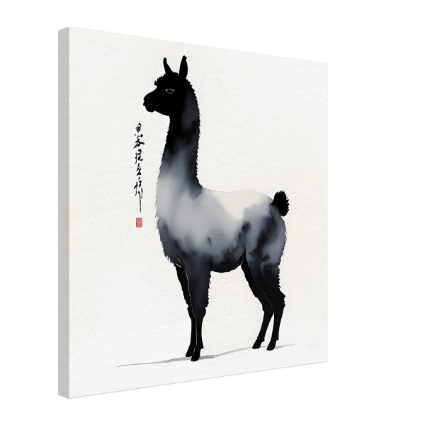 Embodied Elegance: The Llama in Chinese Ink Wash Splendor 17