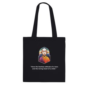 Fearless Heart Zen Tote Bag
