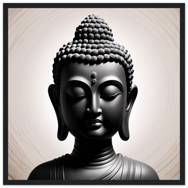 Elevate Your Space with the Enigmatic Buddha Head Print 8