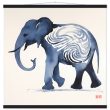 The Enigmatic Blue Zen Elephant Print 27