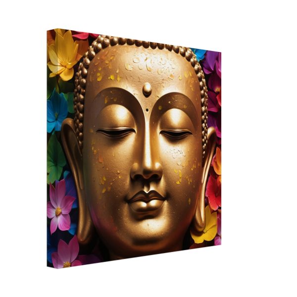 Zen Buddha Canvas: Radiant Tranquility for Your Home Oasis 12