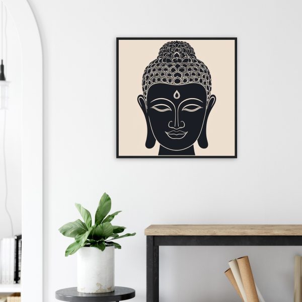 Aura of a Buddha Head Poster 3