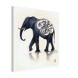 Eternal Serenity: The Enigmatic Black Zen Elephant Print 27