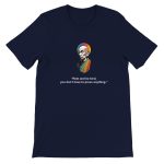 Radiate Kindness: Zen Rainbow Monk T-shirt 8