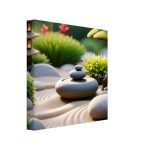 Harmony of Serenity: Zen Garden Canvas Art 7