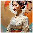 Elegance Unveiled: The Japanese Fusion Art Print 22